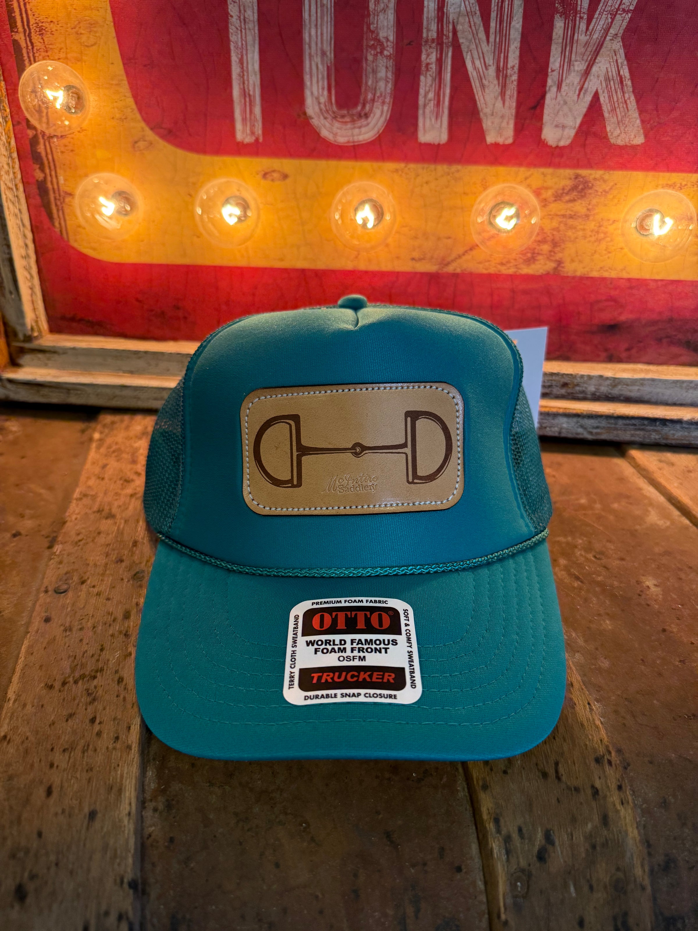 MS Turq Snaffle Big Trucker Cap