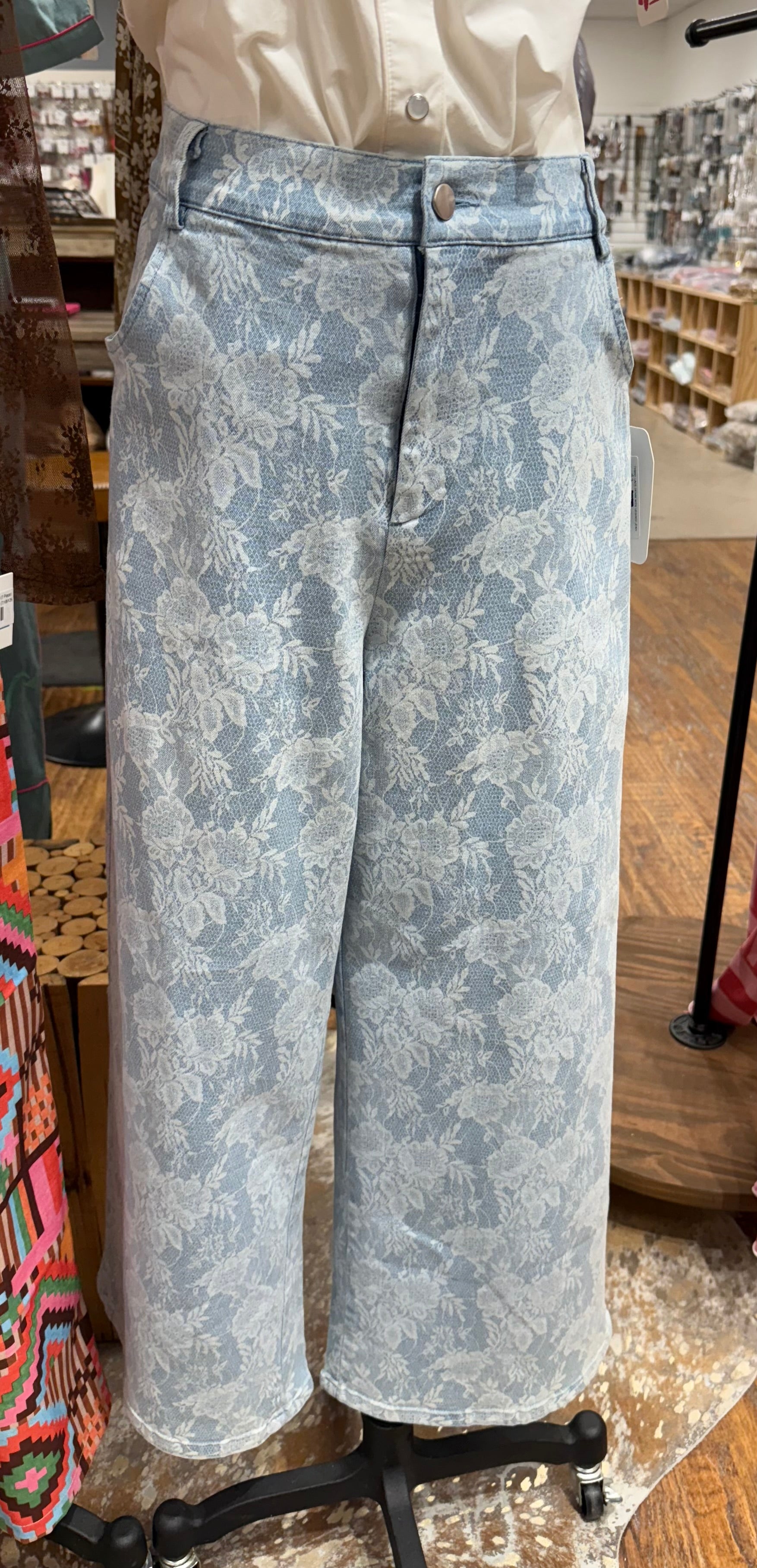 TH Lace Denim Jean