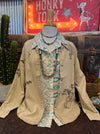 BB Tan Round Up Button Up