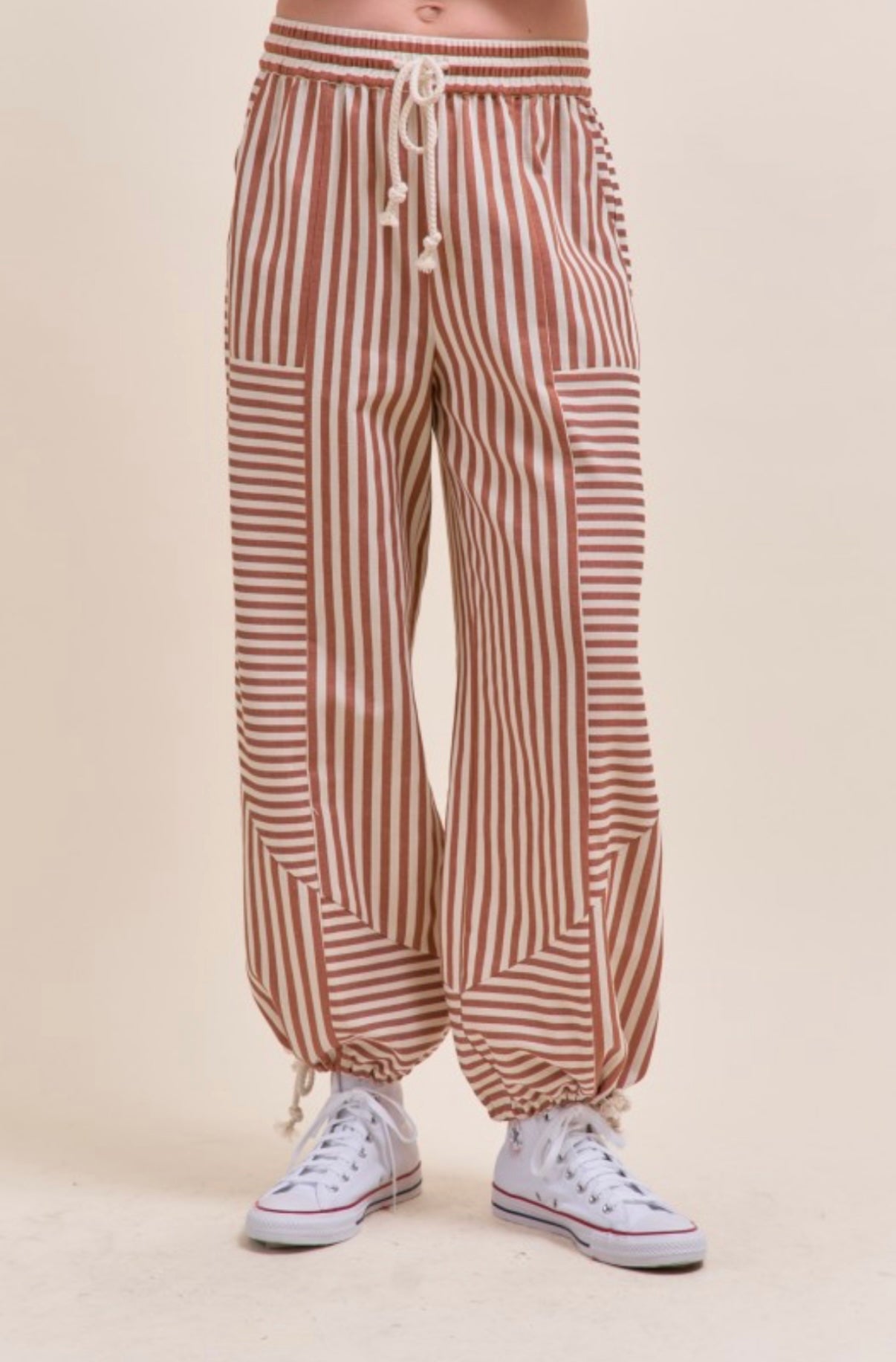 MR Pecan Stripe Pants