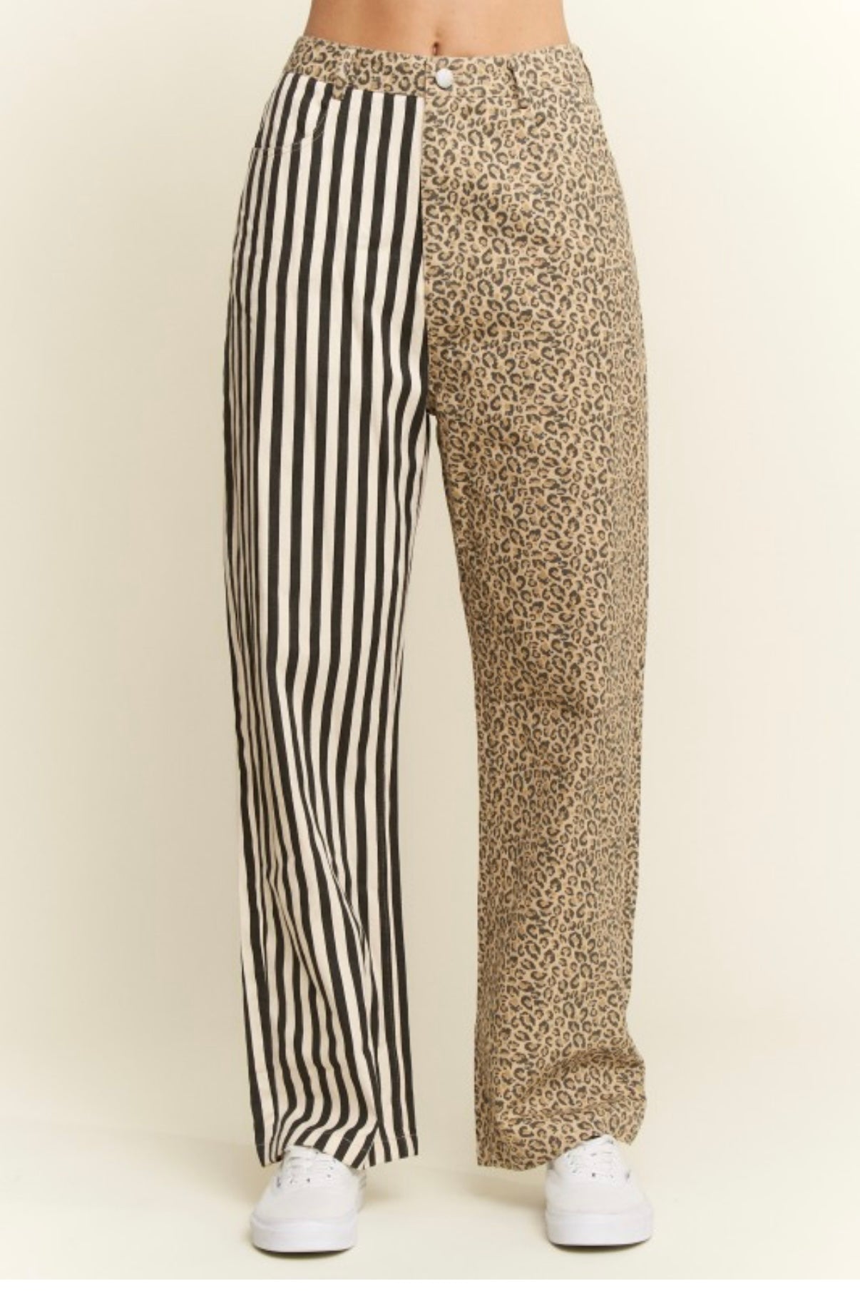 JJ Stripes N Leopard Pants