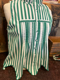 EN Green Stripe Sleeveless