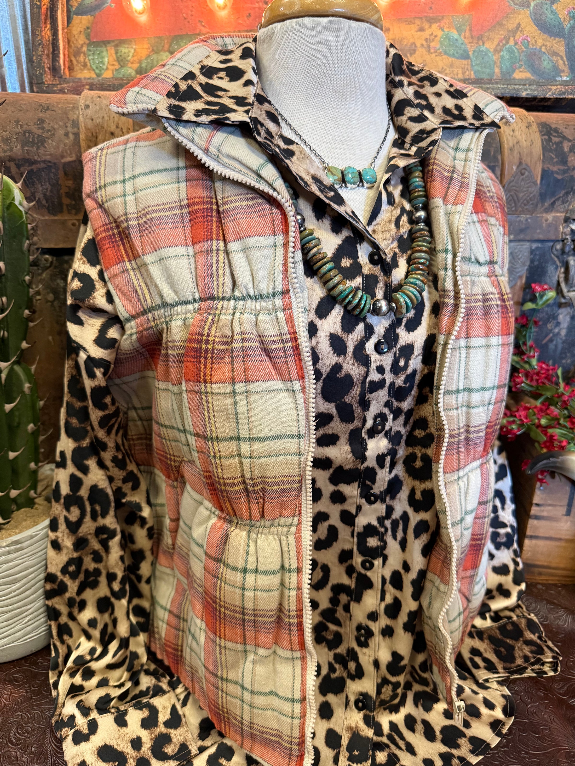 ES Plaid Vest