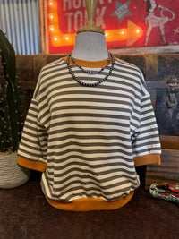 BP Mocha/Mustard Stripe