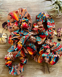 Aztec Western Scrunchie