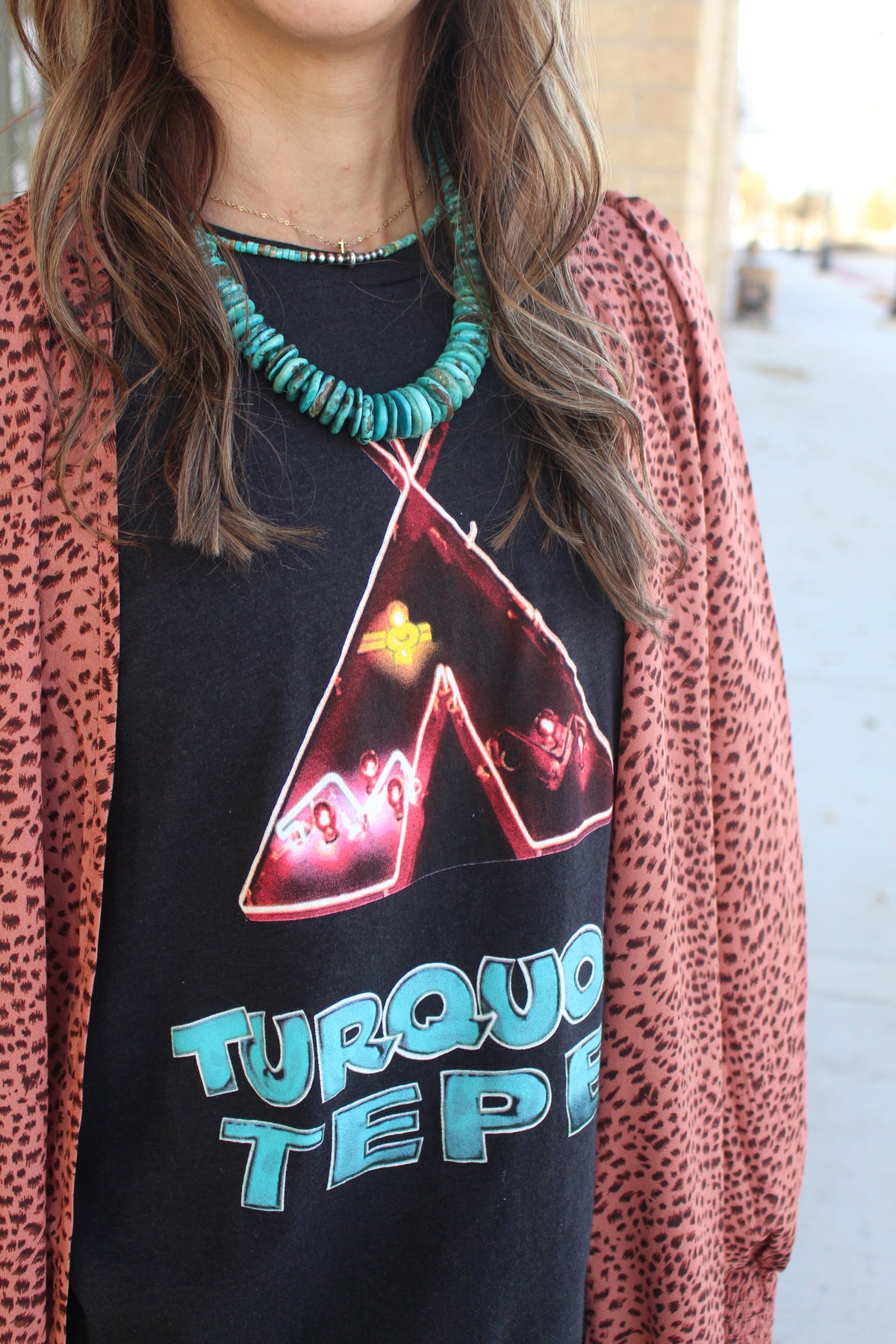 CC Turquoise Tepee Tee