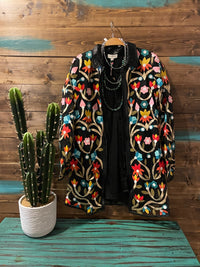 DL Snazzy Bouquet Leather Jacket