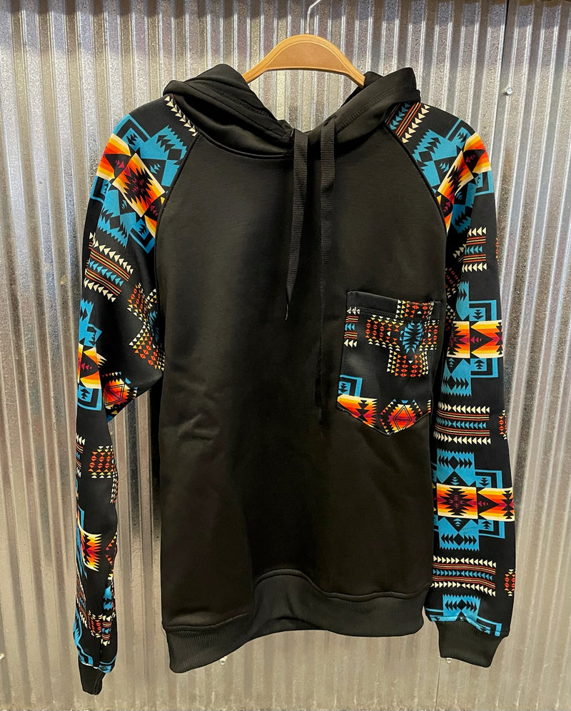 NV Black/Blue Hoodie