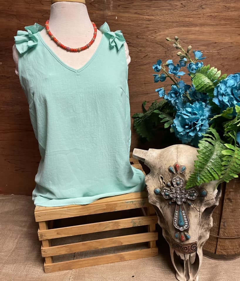 VB Mint Sleeveless Top