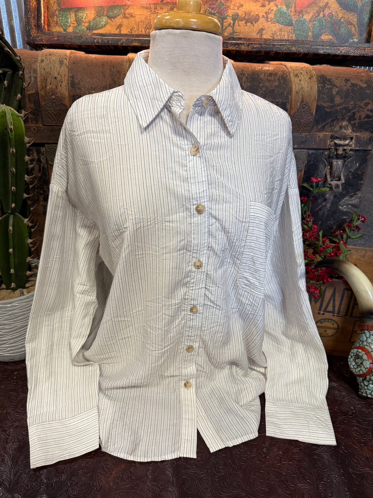 BP Cream Pinstripe BU
