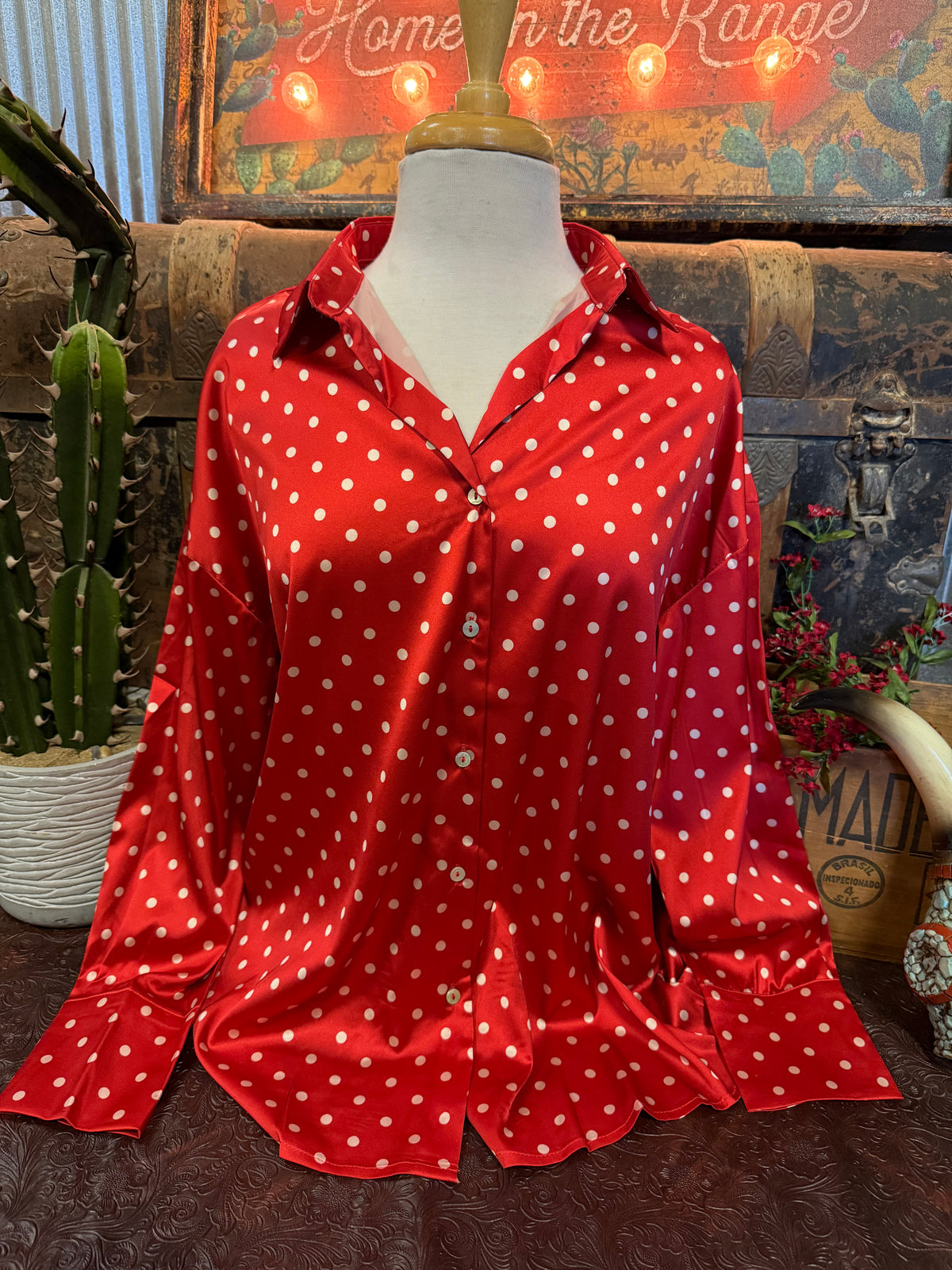VT Red Polka Dot