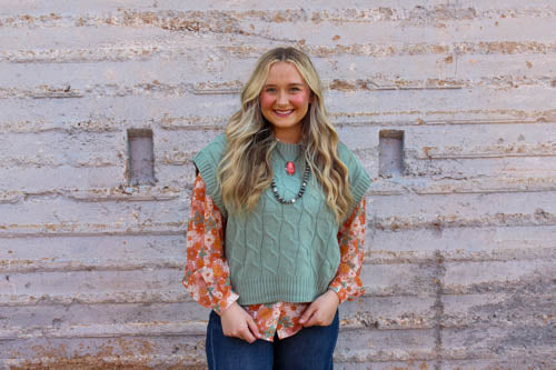 HF Sage Sweater Vest
